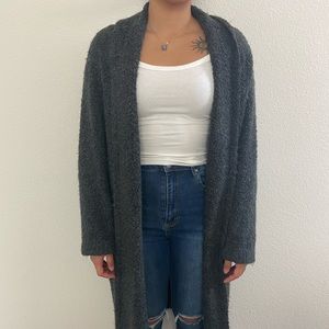 Women’s fuzzy cardigan